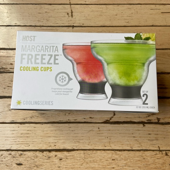 HOST Margarita Freeze Cooling Cups Never Opened! - Picture 1 of 5